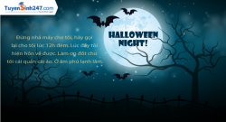 Mẫu câu chúc mừng Halloween độc lạ dành tặng cho mọi người