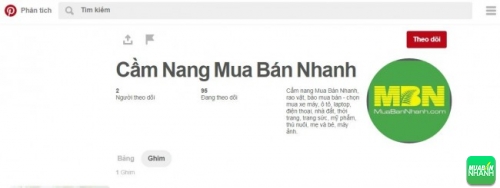 Cẩm nang mua bán tại Pinterest