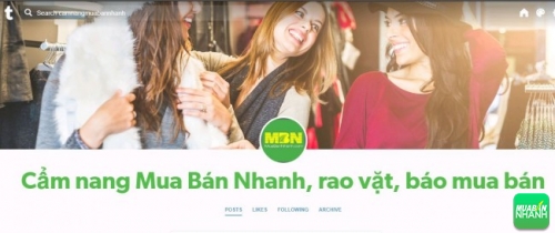 Cẩm nang mua bán tại Tumblr