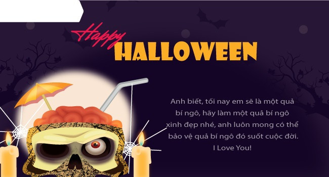 Mới lạ mẫu thiệp mừng Halloween độc đáo dành cho bạn bè và người thân 6