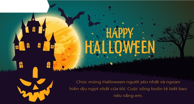 Mới lạ mẫu thiệp mừng Halloween độc đáo dành cho bạn bè và người thân 3