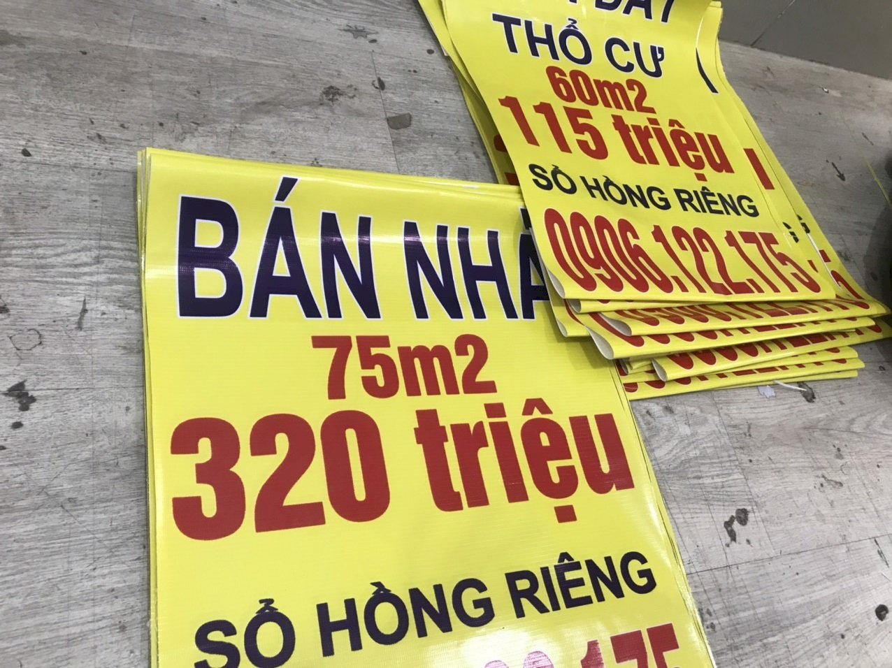 Mẫu tờ rơi đất nền, nhà đất, bán nhà, cho thuê nhà