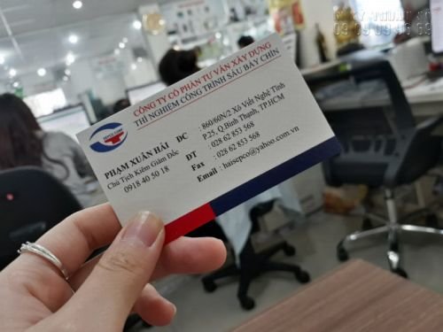 Địa chỉ làm card visit TPHCM giá cạnh tranh 6